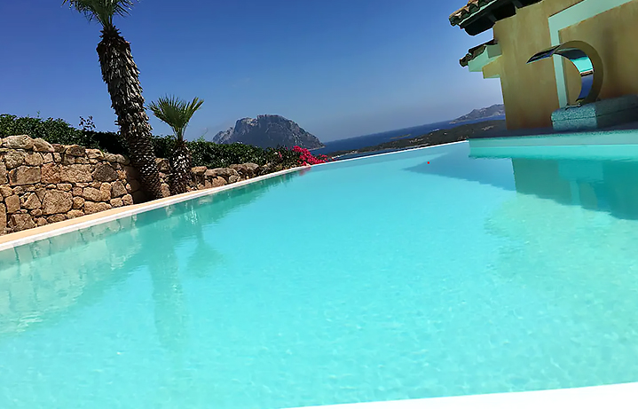 infinity pool with stunning views